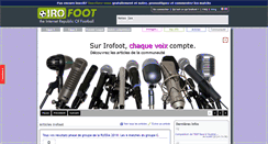 Desktop Screenshot of irofoot.com